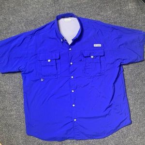 Columbia XXL Omni Shade Bahama 2XL Vented Fishing Shirt